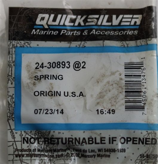 Picture of 24-30893 Spring Clutch Cross Pin Mercury OEM